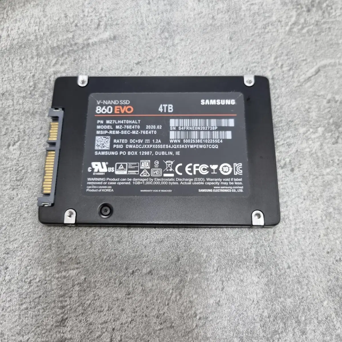삼성 SSD 860 EVO 4TB | 브랜드 중고거래 플랫폼, 번개장터